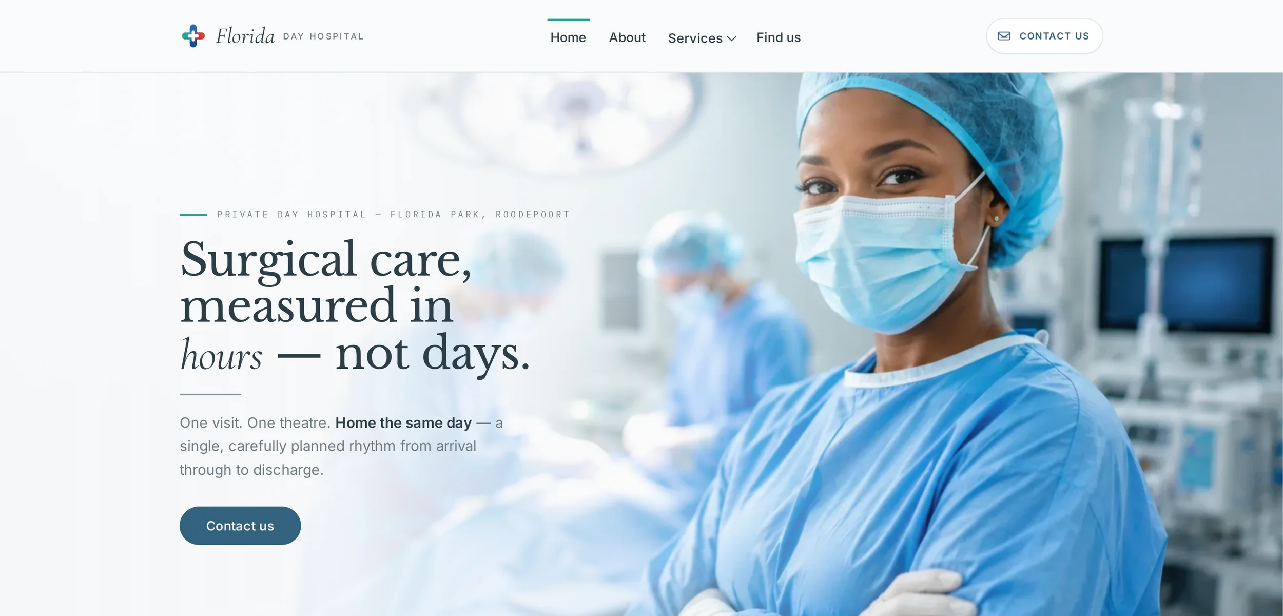 Florida Day Hospital homepage