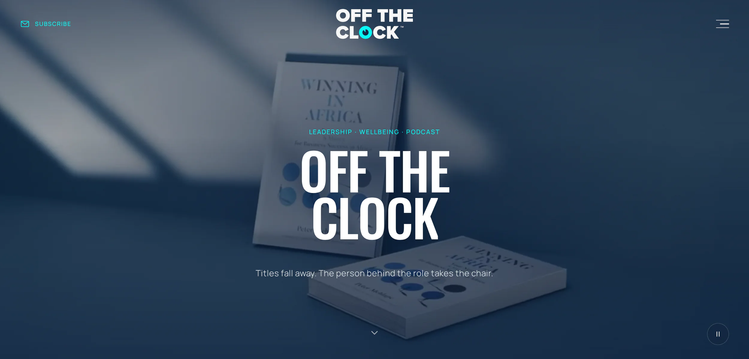 Off The Clock podcast homepage