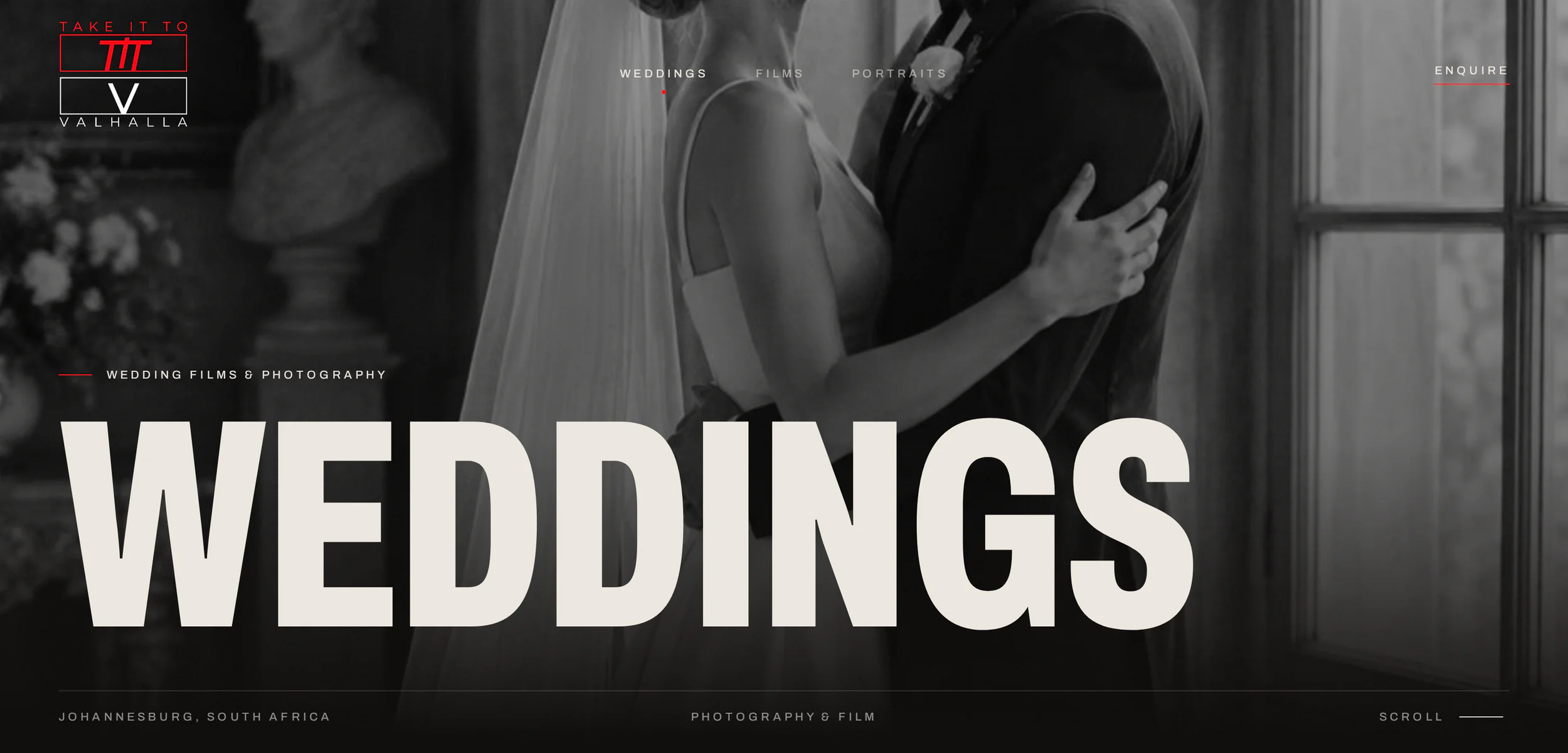 Take It To Valhalla weddings homepage